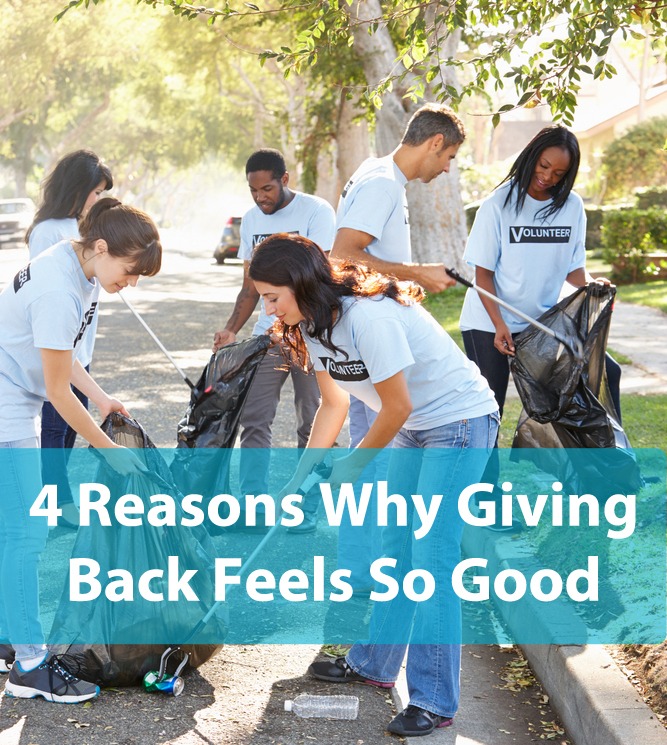 4 reasons giving back feels so good